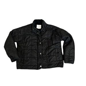 Thread and Supply Black Puffer Coat
